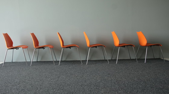 Image 1 of 6x Kartell Maui Stühle von Vico Magistretti