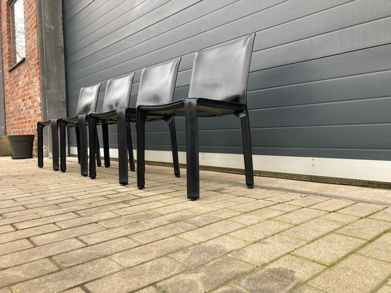 Image 1 of 4x Cassina CAB Stühle Mario Bellini