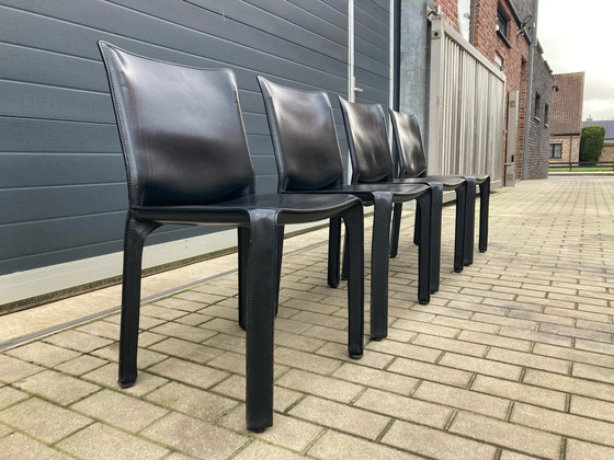 Image 1 of 4x Cassina CAB Stühle Mario Bellini