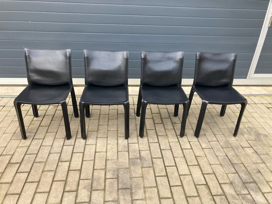 Image 1 of 4x Cassina CAB Stühle Mario Bellini