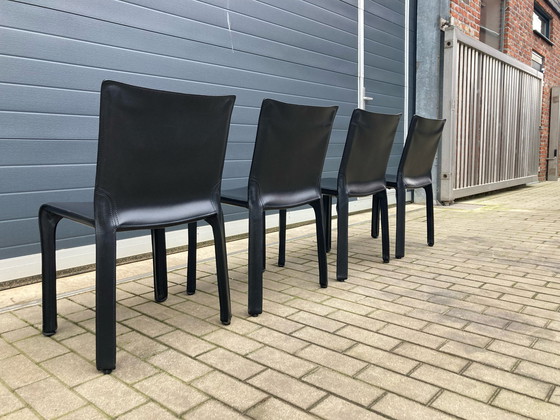 Image 1 of 4x Cassina CAB Stühle Mario Bellini
