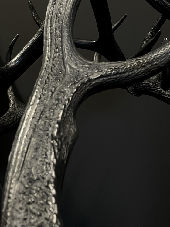 Image 1 of Maßgeschneiderte Kohle-Geweihlampe