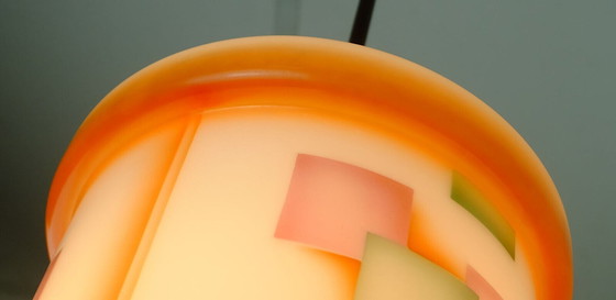 Image 1 of Kunst déco-Pendelleuchte aus Glas