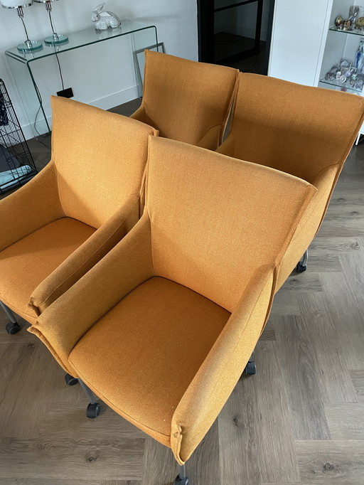 4x Paul Hofstede Esszimmerstuhl