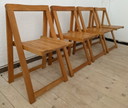 4x Aldo Jacober Klappstühle