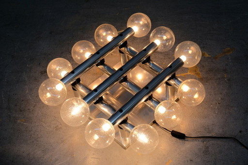 Schweizer Vintage Atomic Tischlampe Lamps, 1970er