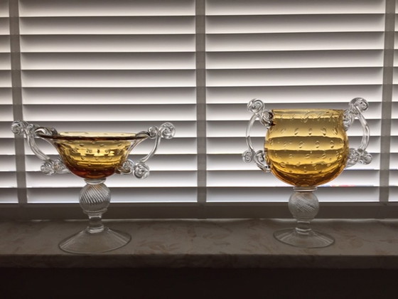 Image 1 of 2x Jiri Pacinek Glaskunst