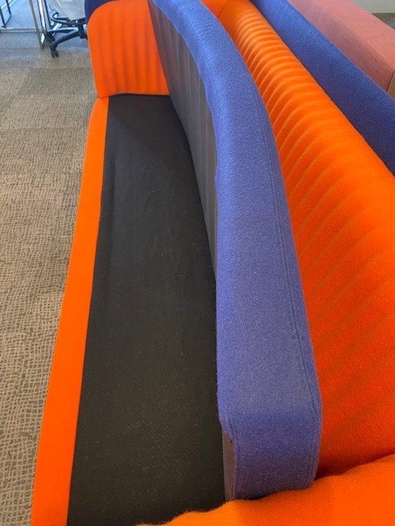 Image 1 of Designsofa Gispen - orange/blau