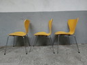 3x Arne Jacobsen Stühle für Fritz Hansen