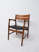 Dänischer Bürostuhl aus Teakholz, 1960er Jahre