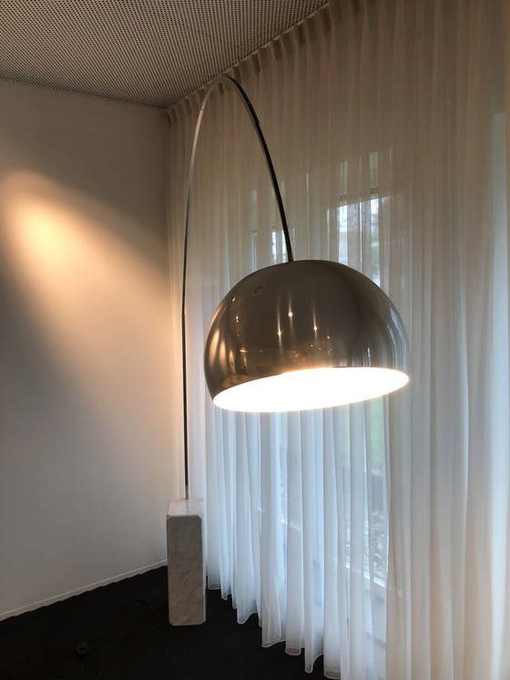 Image 1 of Flos Arco Terra HALO, Bogenlampe mit Schnurschalter