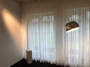 Flos Arco Terra HALO, Bogenlampe mit Schnurschalter