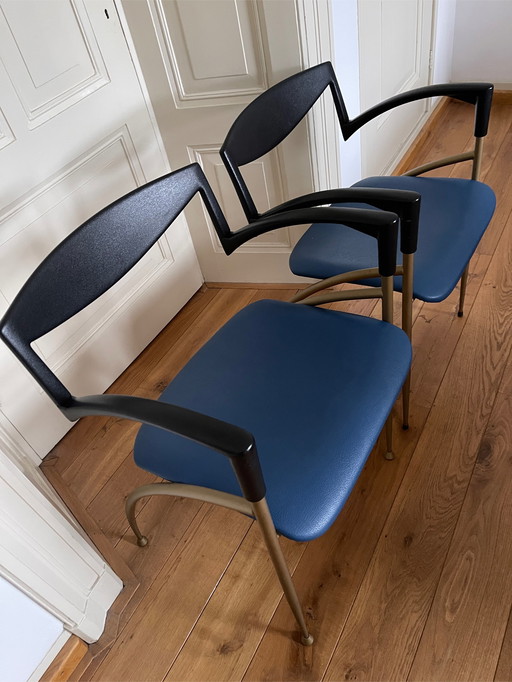 2x Vintage Stühle im italienischen Design