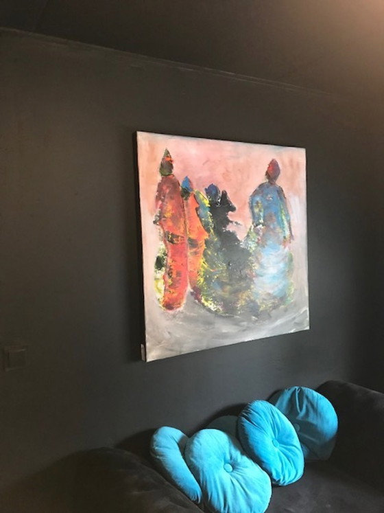 einen schönen Tag, Elles BB – by EllesBB, Gemälde & Zeichnungen, Canvas, Abstract (photo 3 of 5)