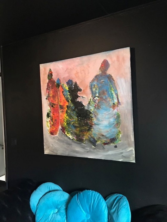 einen schönen Tag, Elles BB – by EllesBB, Gemälde & Zeichnungen, Canvas, Abstract (photo 2 of 5)
