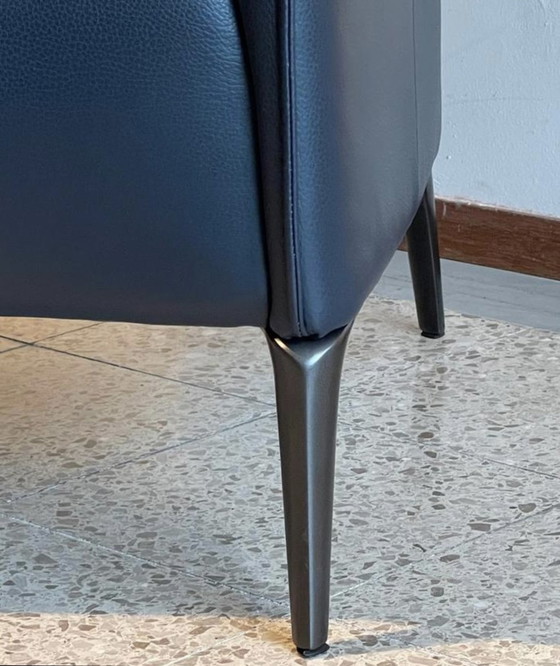 Image 1 of Leolux Mayuro Sessel + Fußhocker