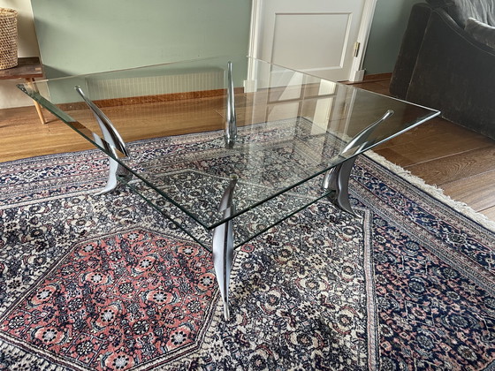 Image 1 of Vintage Couchtisch im „Haifischflossen“-Design