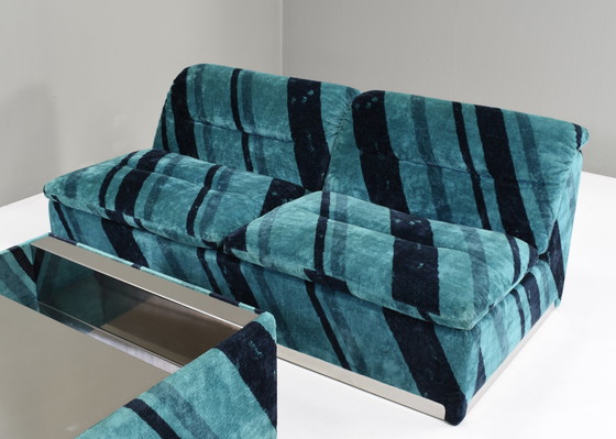 Image 1 of Modulares Sofaset „P10 Proposals“ von Saporiti von Giovanni Offredi – Italien, um 70er Jahre Design