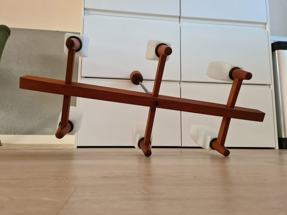 Image 1 of Midcentury Milchglas Hängelampe der 1950er/60er Jahre