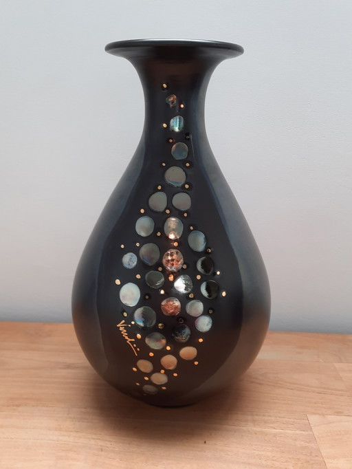 Vintage Verzolini Questa Majolikavase