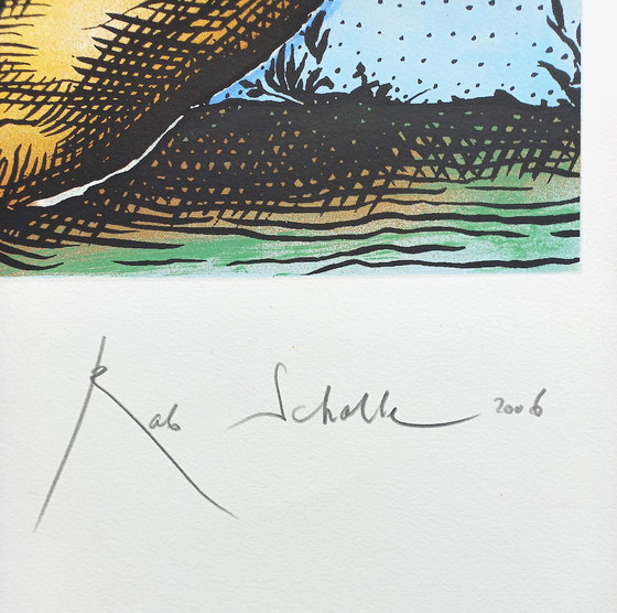 Image 1 of Rob Scholte - De Angst, Siebdruck (groß!)