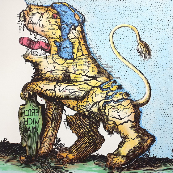 Image 1 of Rob Scholte - De Angst, Siebdruck (groß!)