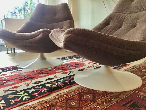 Image 1 of 2x Artifort F511 Geoffrey Harcourt Sessel