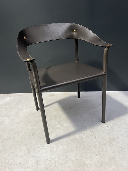 Vintage Stuhl aus Sattelleder