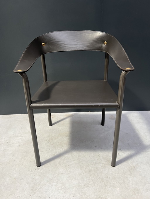 Vintage Stuhl aus Sattelleder