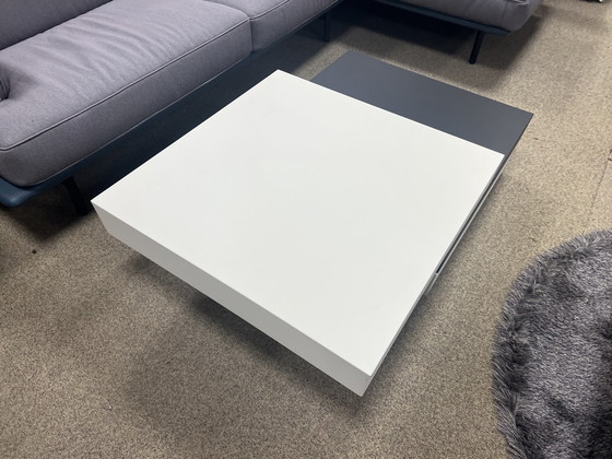 Image 1 of Leolux Blocco Couchtisch schwarz und weiß 