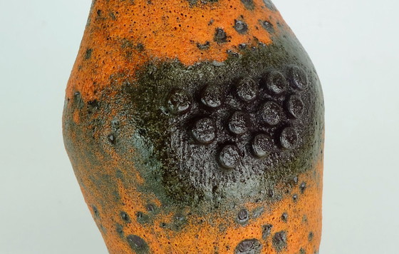 Image 1 of seltene Vintage Fat Lava Roboter VASE aus den 1960er Jahren, Modellnummer 560/20 aus U-Keramik