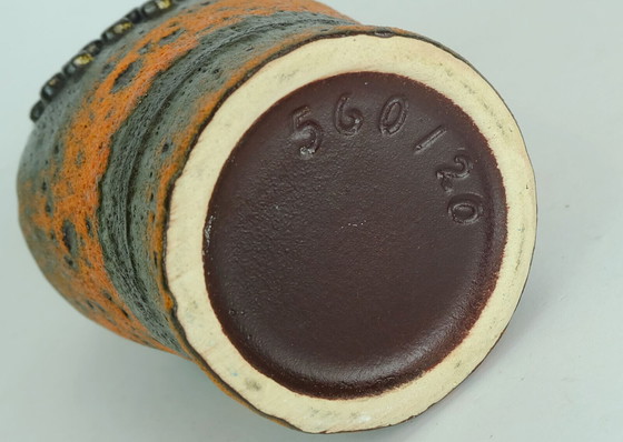 Image 1 of seltene Vintage Fat Lava Roboter VASE aus den 1960er Jahren, Modellnummer 560/20 aus U-Keramik