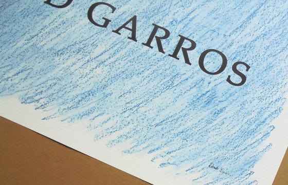 Image 1 of Donald Lipski - Originalplakat Roland Garros 1995 - Offset-Lithographie