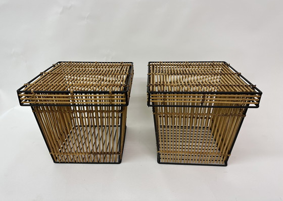 Image 1 of 2x Vintage Aufbewahrungskorb