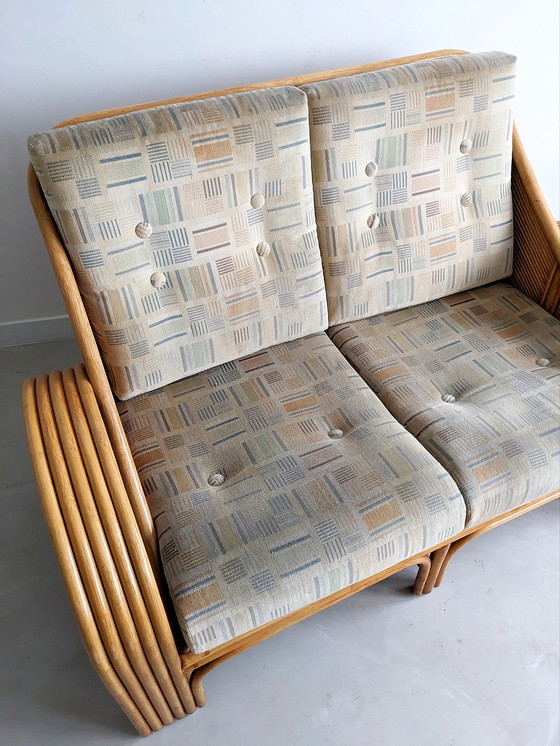Image 1 of Vintage Sofa aus Rattan