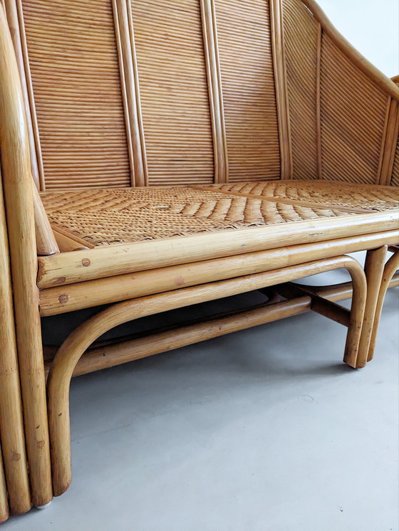 Image 1 of Vintage Sofa aus Rattan