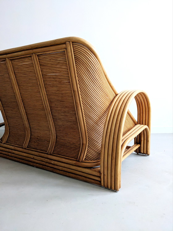 Image 1 of Vintage Sofa aus Rattan