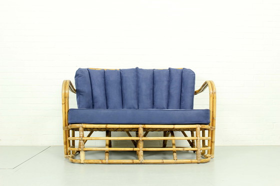 Image 1 of Rattan-Lounge-Set aus der Mitte des Jahrhunderts