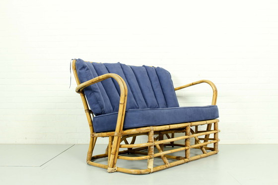 Image 1 of Rattan-Lounge-Set aus der Mitte des Jahrhunderts