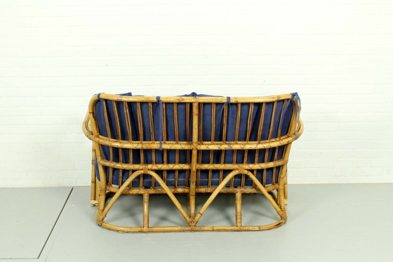 Image 1 of Rattan-Lounge-Set aus der Mitte des Jahrhunderts