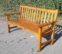 Gartenbank aus Teak & Garten