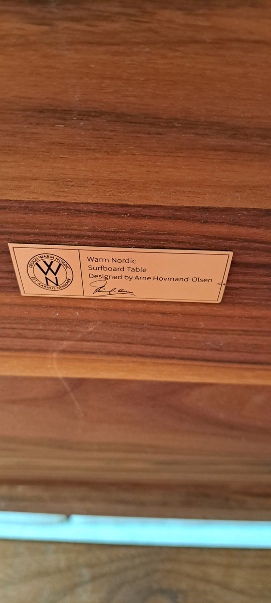 Image 1 of Arne Hovmand-Olsen Warm Nordic Surfboard – Walnuss