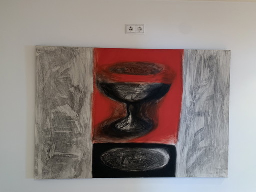 Malerei von Costa Lefkochir – schilderijen tekeningen, Canvas, Hedendaags (photo 2 of 5)