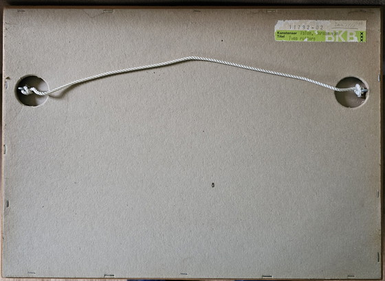 Image 1 of Hermann van Valen. Herman van Valen - Radierung „Zwei Reiter“