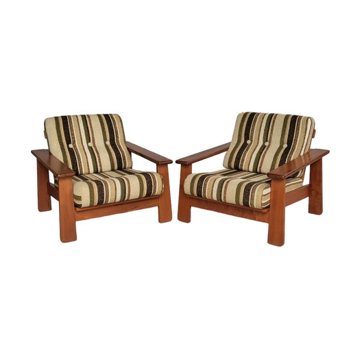 Zwei Vintage-Sessel aus Teakholz
