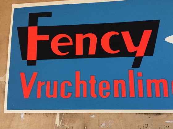 Image 1 of Originaler Werbeplakat-Siebdruck