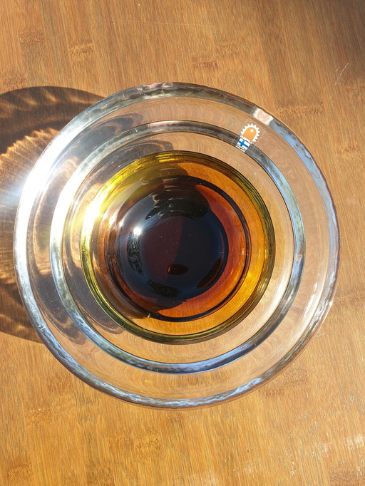 Finnische Designschale Humppilan lasi