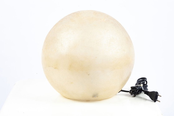 Image 1 of Moon Rock Tischlampe aus Glasfaser, 1960er