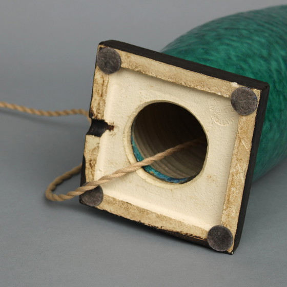 Image 1 of Pieter Groeneveldt – Lampensockel aus glasiertem Steingut mit Schirm