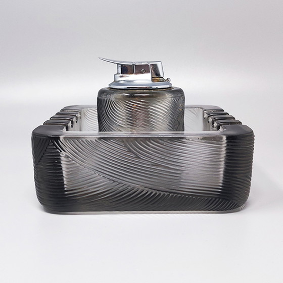 Image 1 of Wunderschönes Raucherset aus den 1970er Jahren von Sergio Asti für Arnolfo di Cambio. Hergestellt in Italien